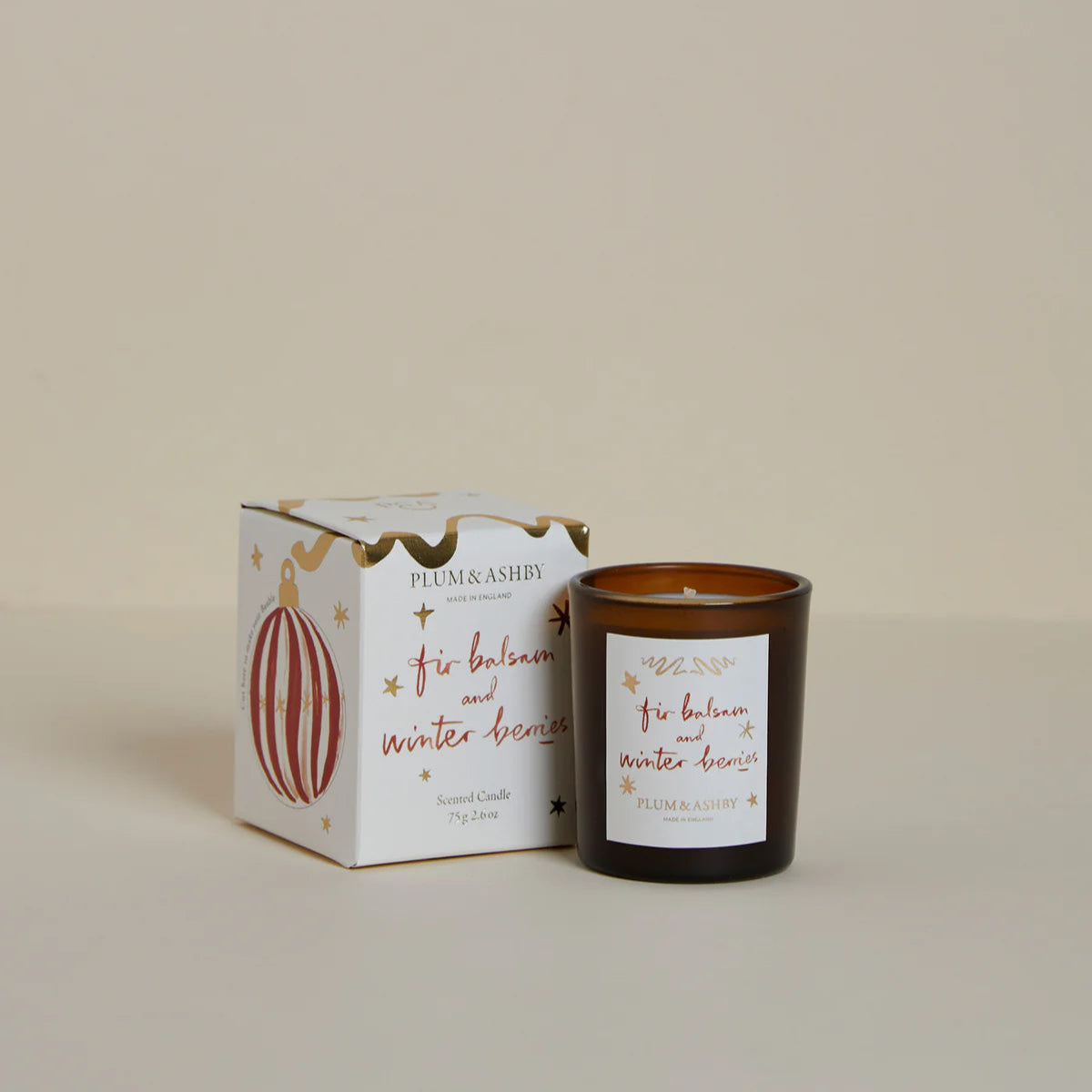 Plum & Ashby Fir Balsam & Winter Berries Votive Candle