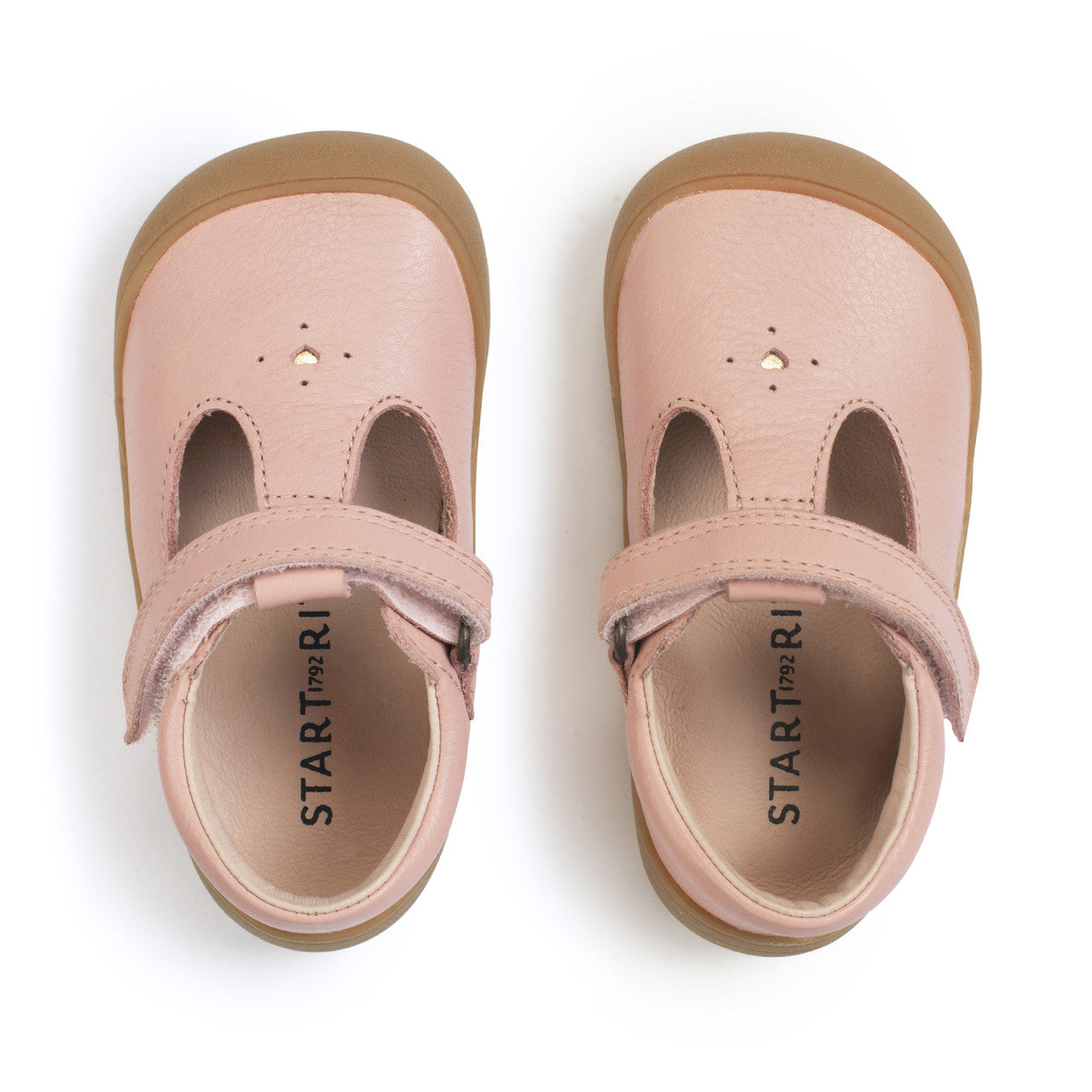 Start Rite Charms Leather Heart Shoe
