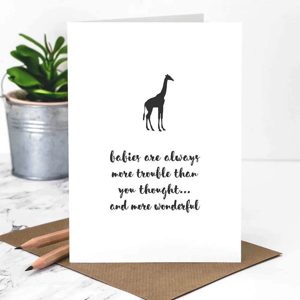 Coulson Macleod Memo 'Babies Are Wonderful' Greetings Card