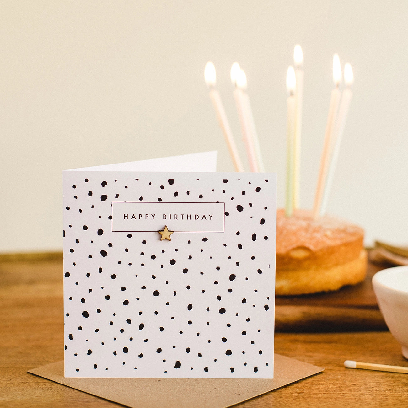 Jodie Gaul & Co Dalmation Spot Birthday Card