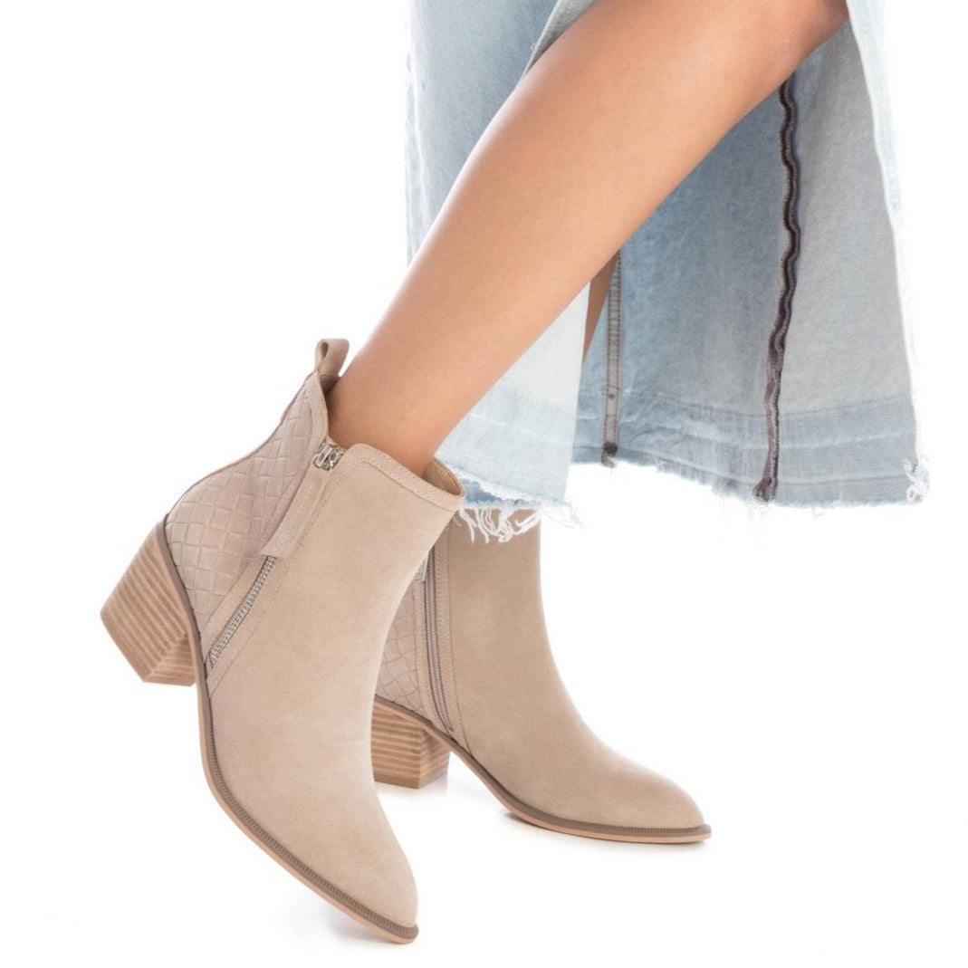 Carmela Ice Leather Ankle Boots