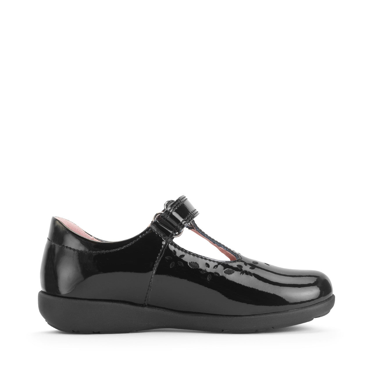 Start Rite Charlotte Patent Rip-Tape School Shoes