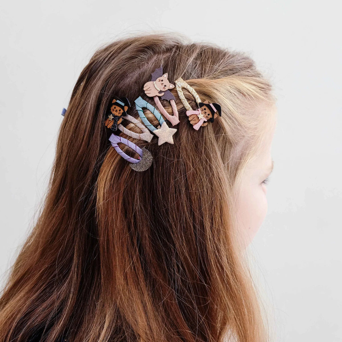 Mimi & Lula Mini Halloween Cat Hair Clips