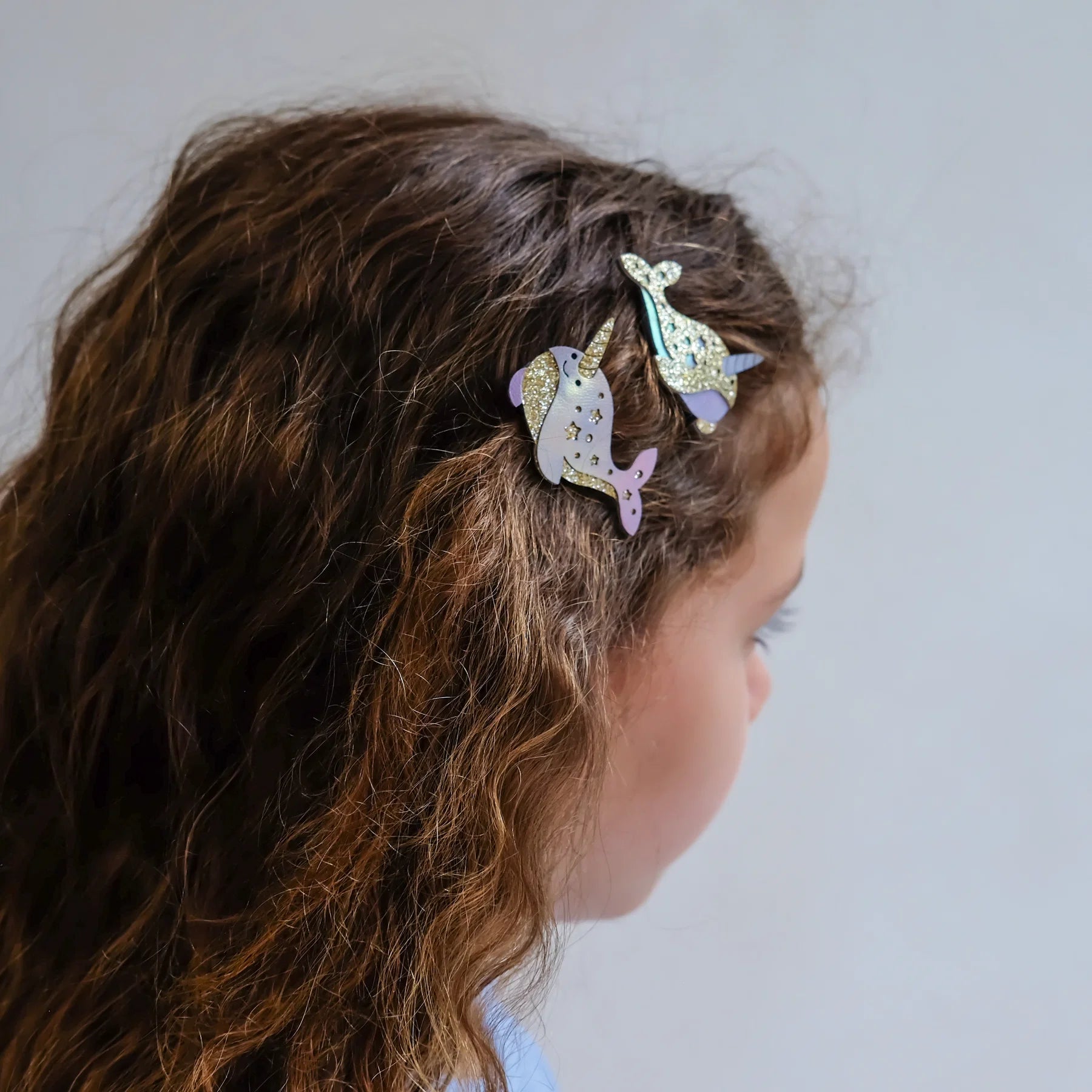 Mimi & Lula Magical Narwhal Hair Clips