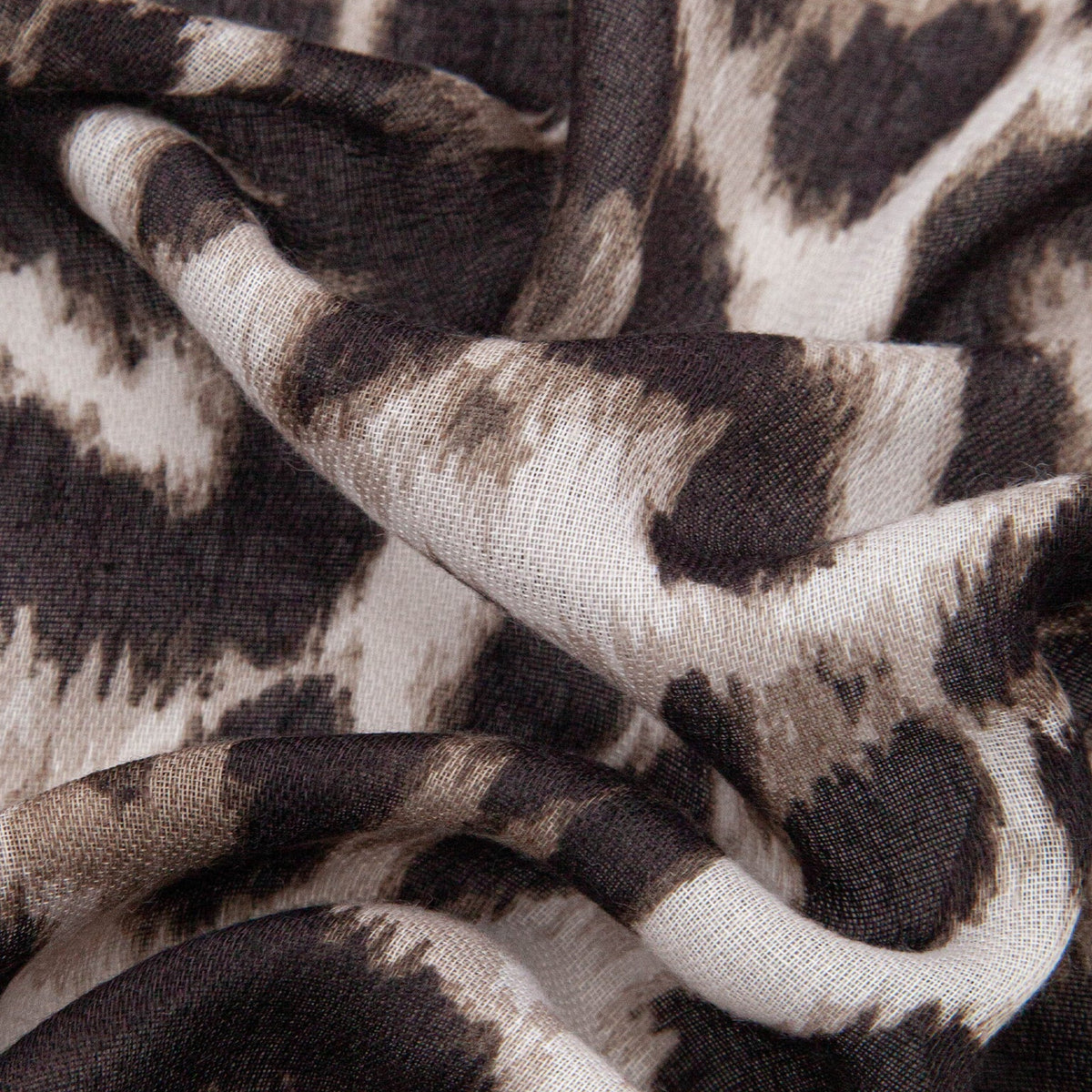 Large Leopard Print Lightweight Scarf
