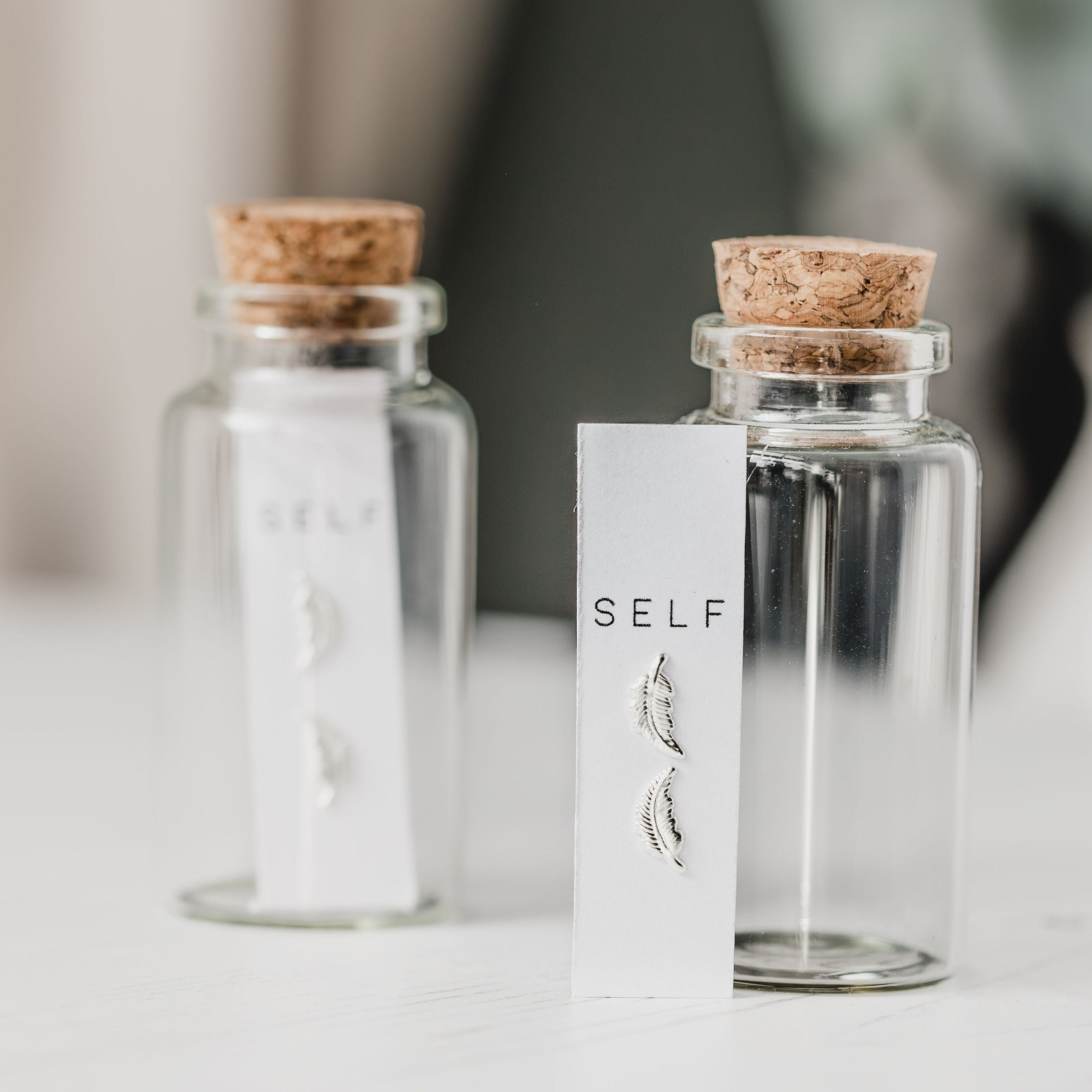 Feather Stud Earrings