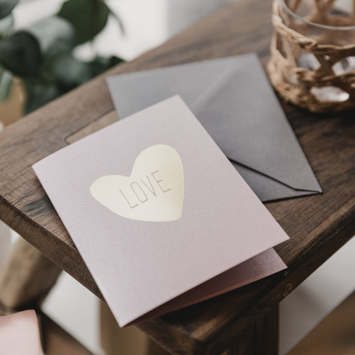 Coulson Macleod Loveheart Mini Metallic Card