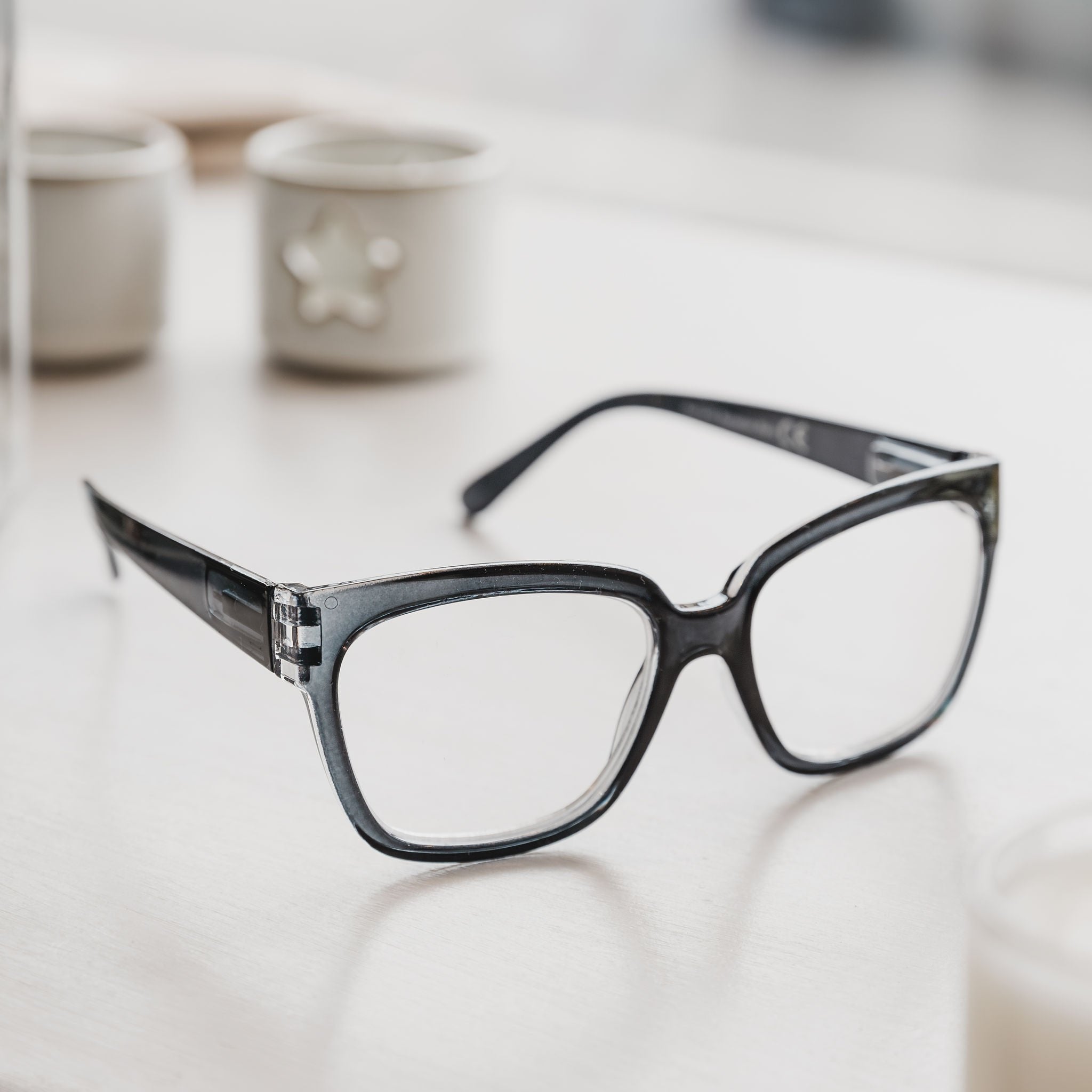 Bampton Black Glasses