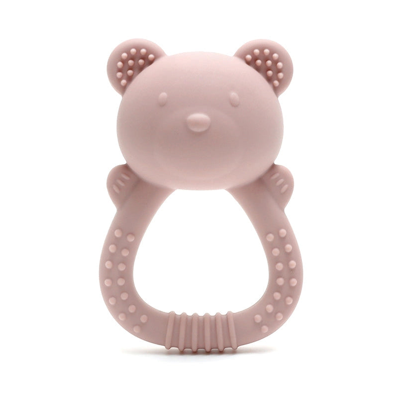 Silicone Bear Rattle Teething Ring