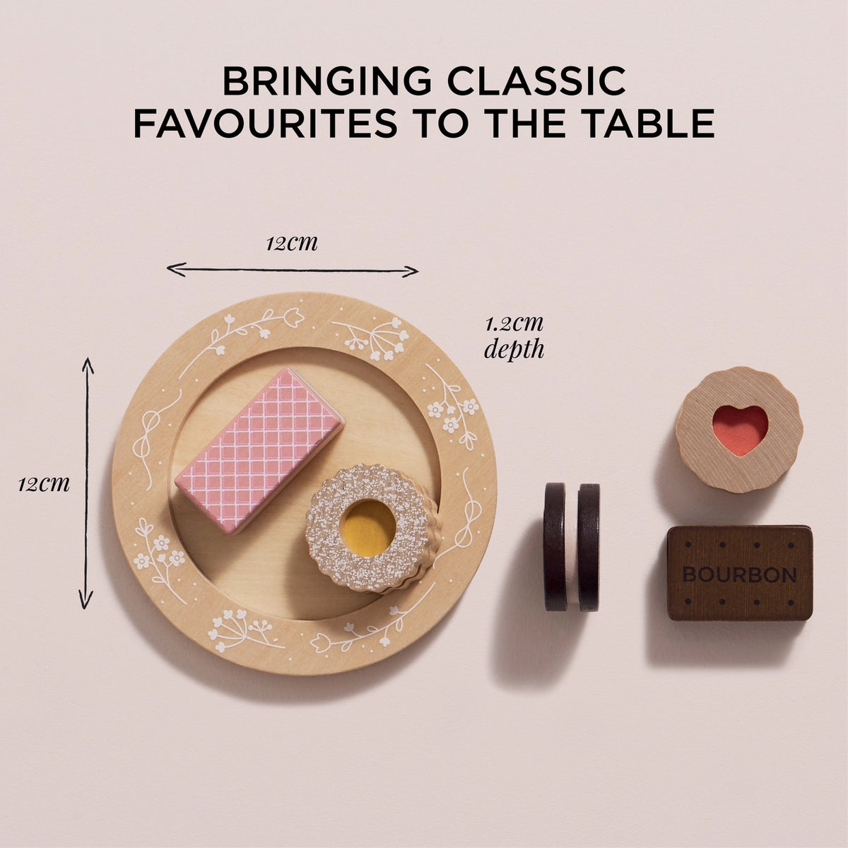 Wooden Biscuit & Cookie Set