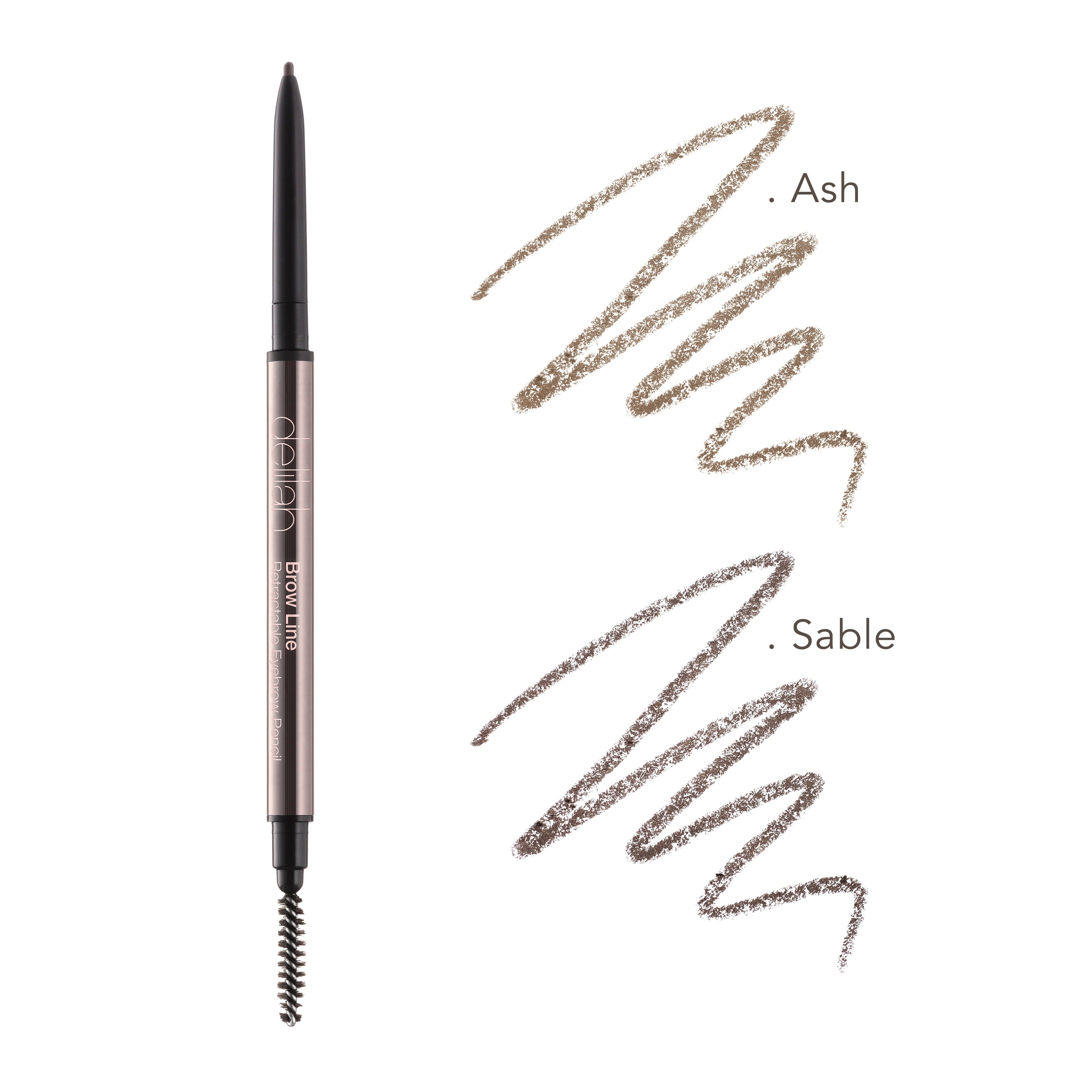 Delilah Cosmetics - Brow Line Retractable Eye Brow Pencil with Brush