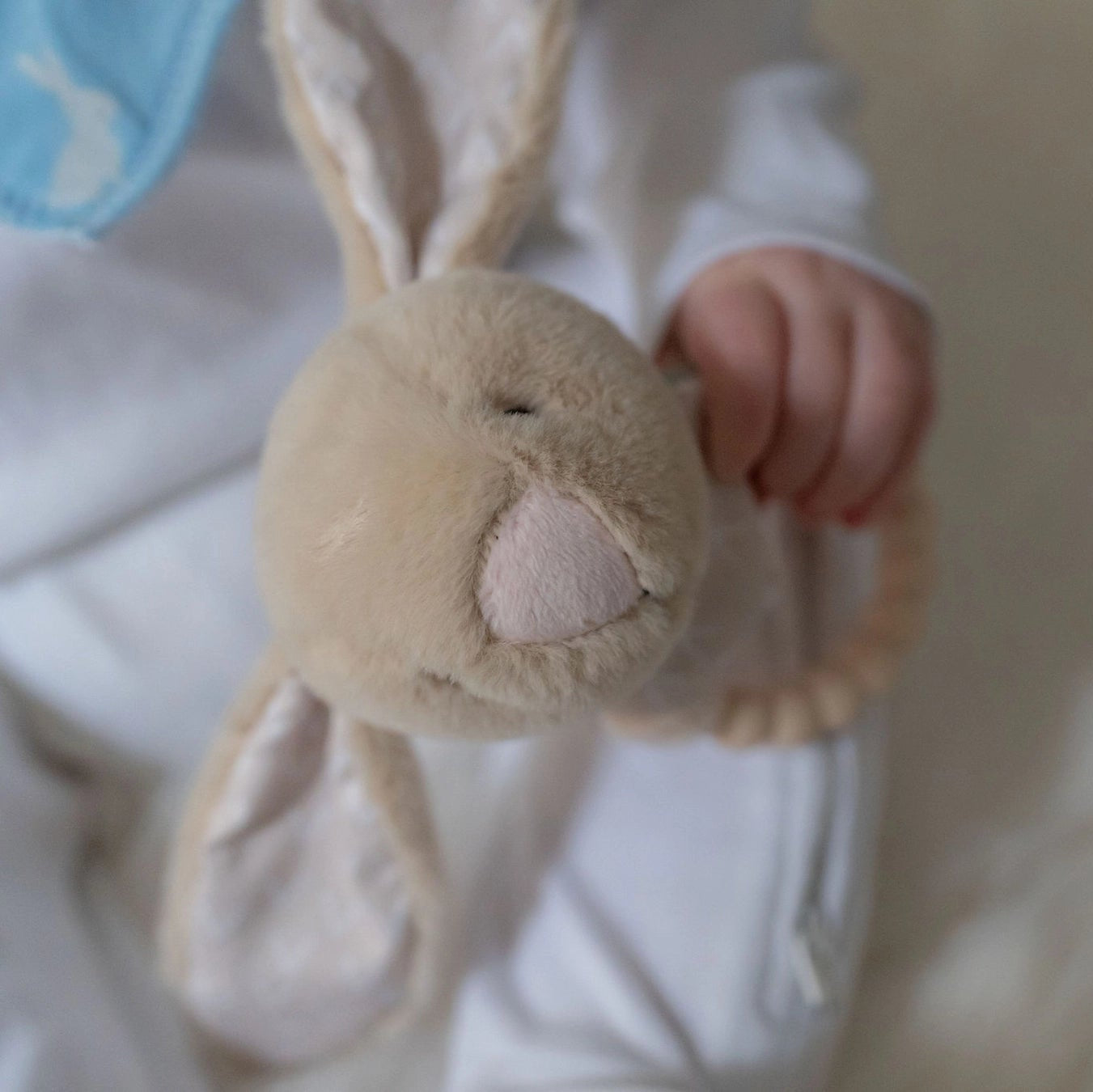 Plush Bunny Baby Rattle