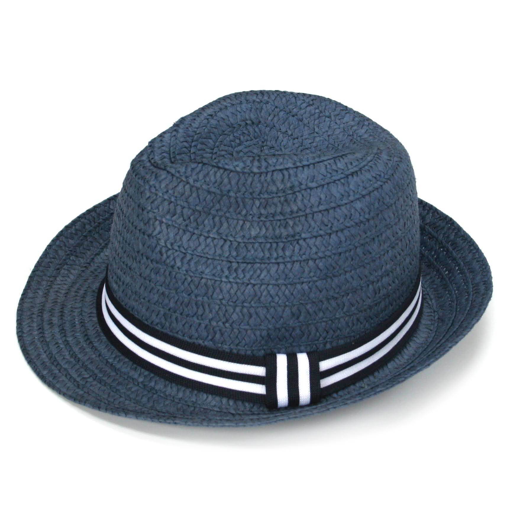 Children's Foldable Trilby Hat with Ribbon
