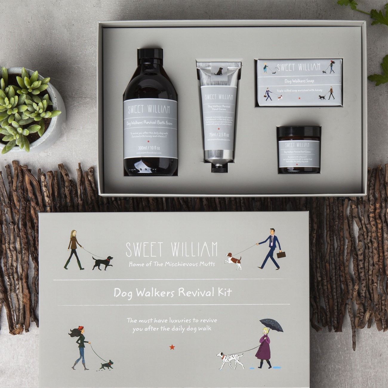 Sweet William Dog Walkers Revival Kit Gift Set