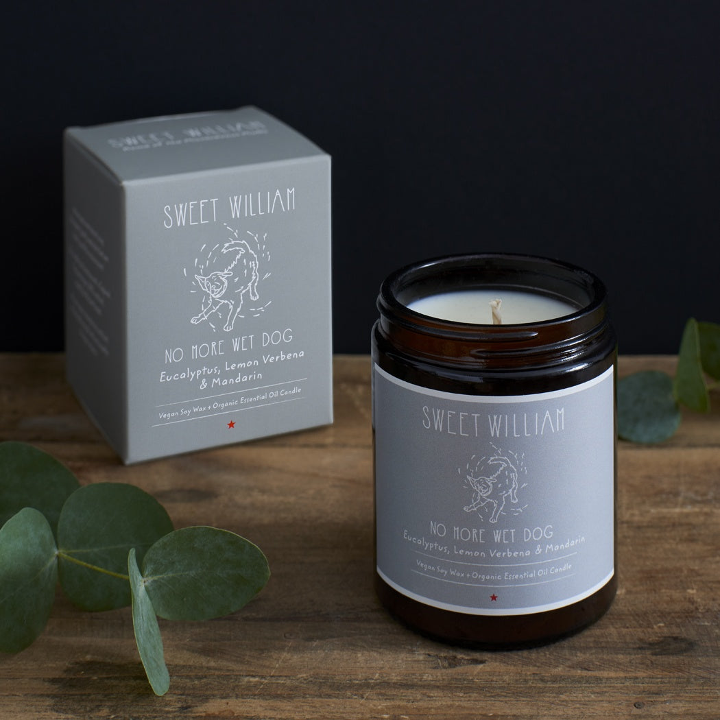 Sweet William 'No More Wet Dog' Organic Candle