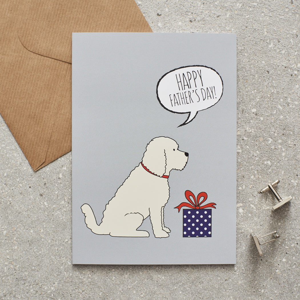 Sweet William Father's Day Dog Greetings Card
