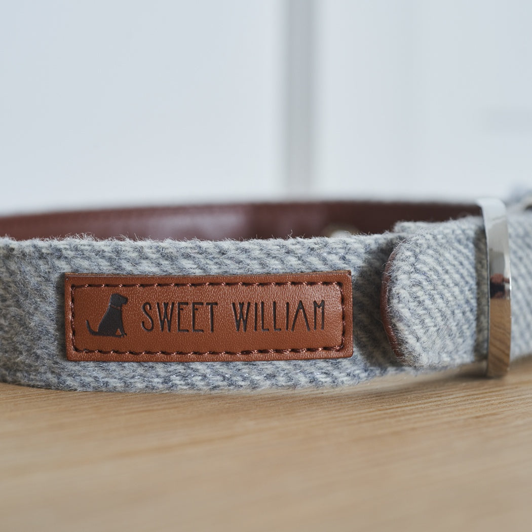 Sweet William Tweed Dog Collar - Small