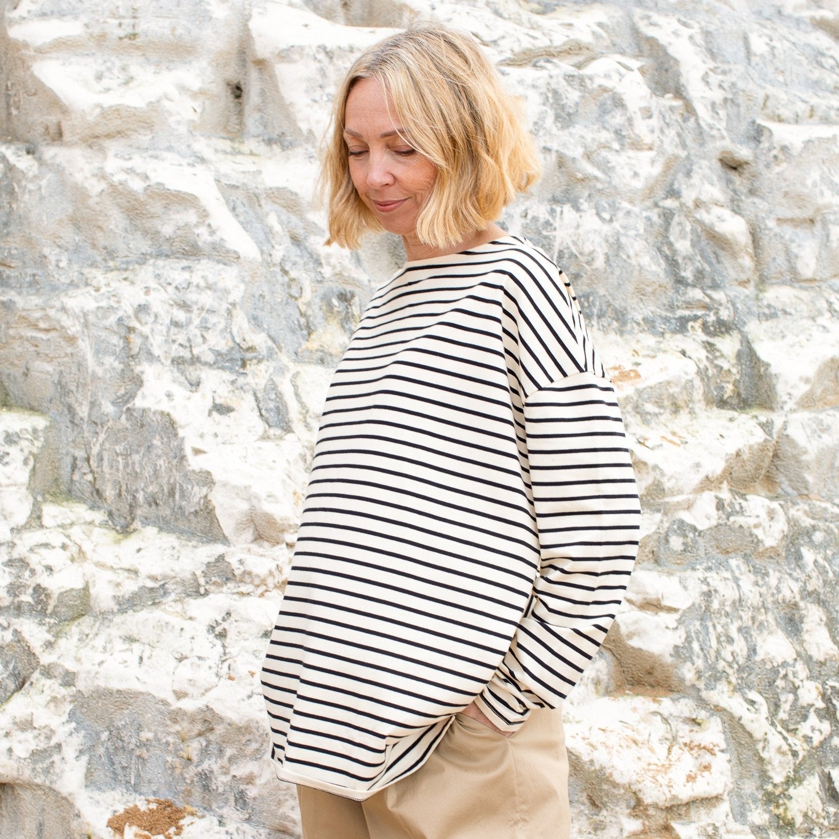 Chalk Bryony Stripe Top