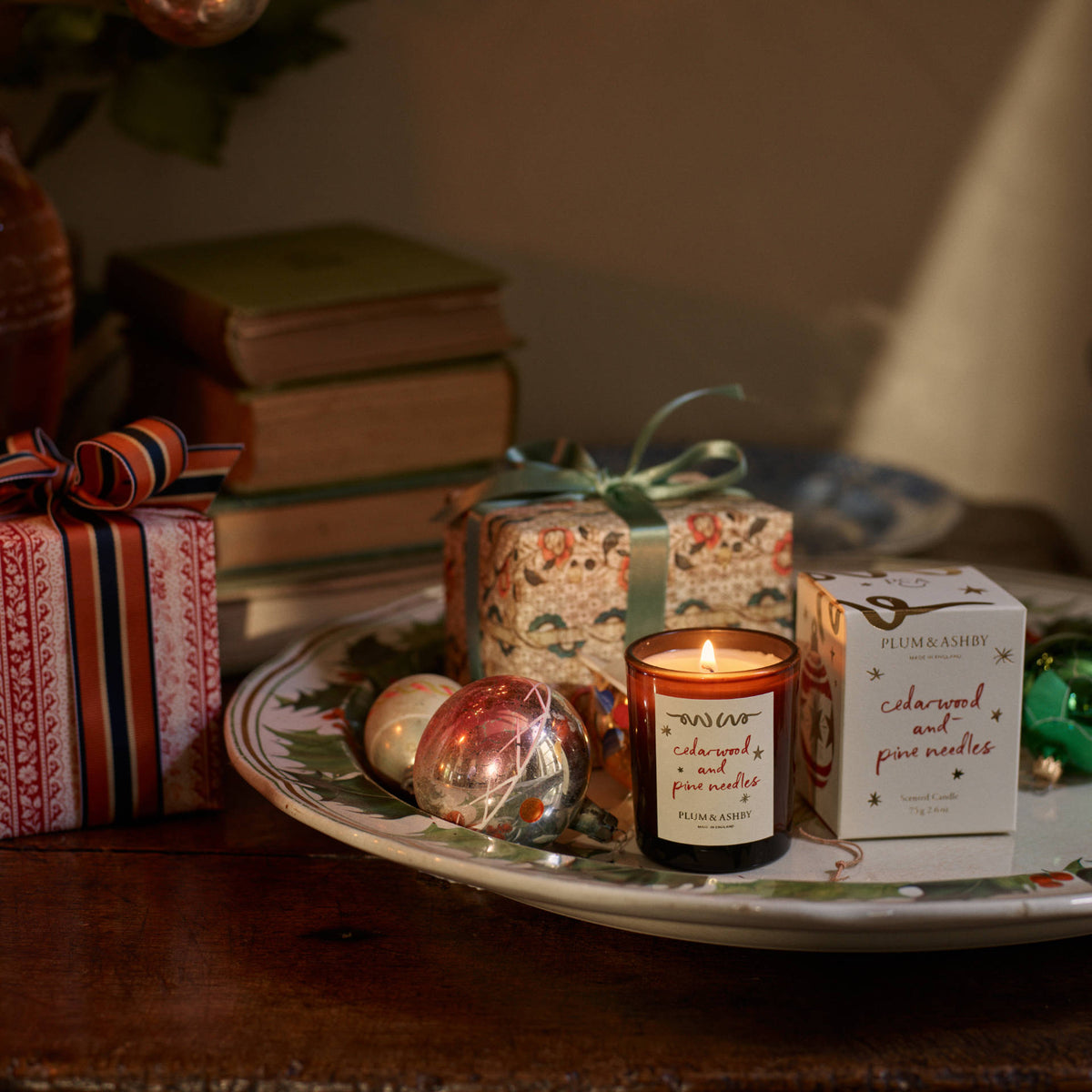Plum & Ashby Cedarwood & Pine Needle Votive Candle