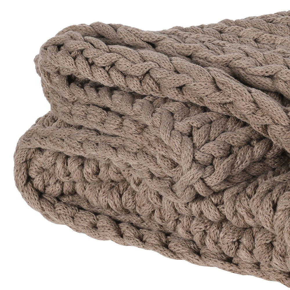 Chunky Knit Throw