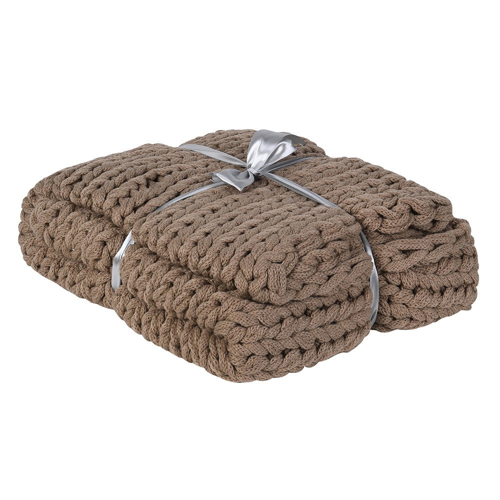 Chunky Knit Throw
