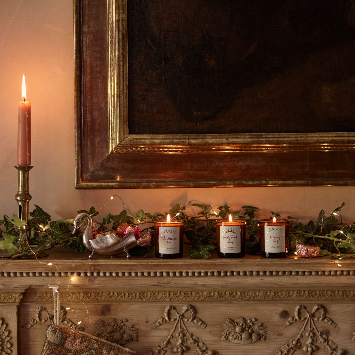 Plum & Ashby Christmas Votive Candle Gift Set