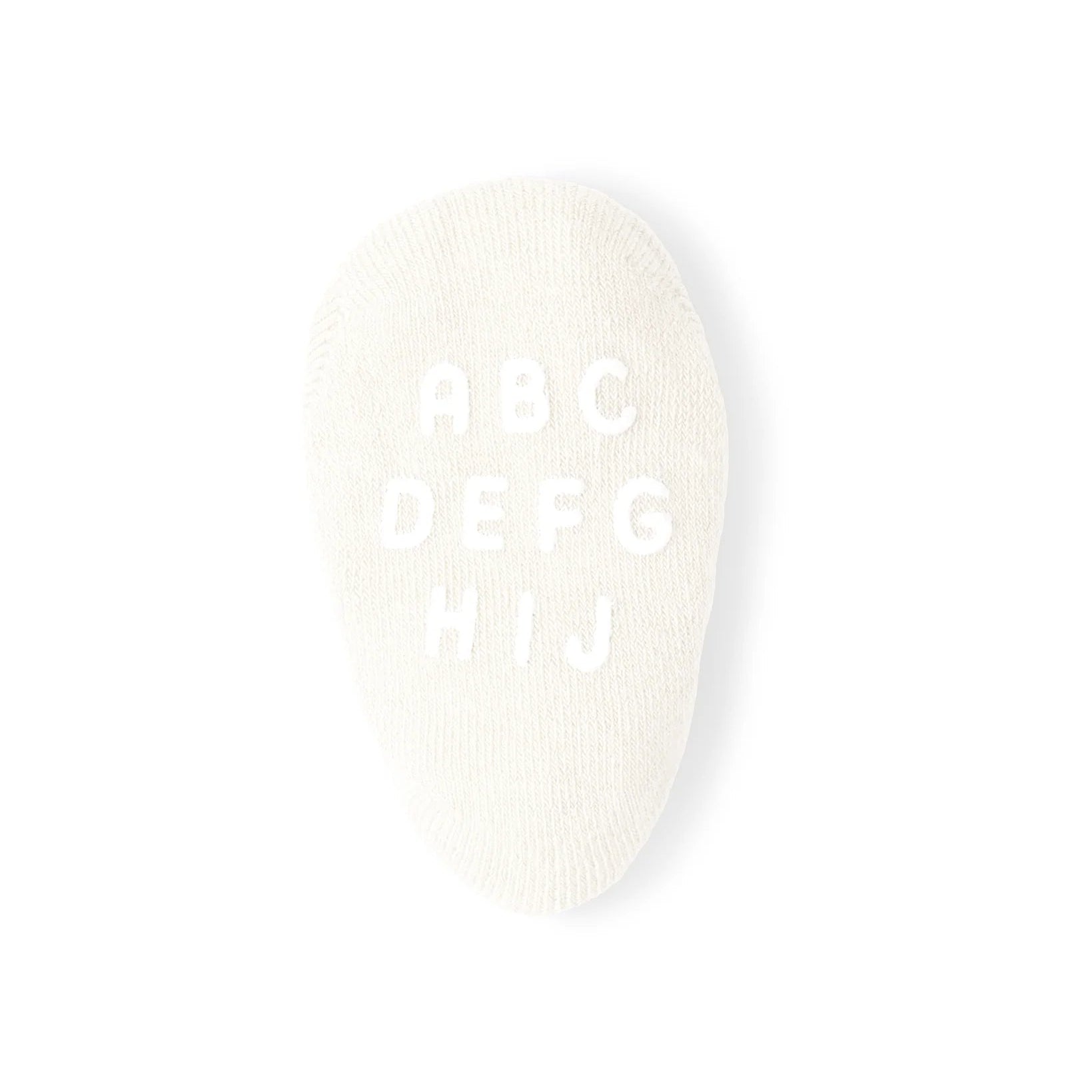 Chalk Mini Alphabet No Show Baby Socks