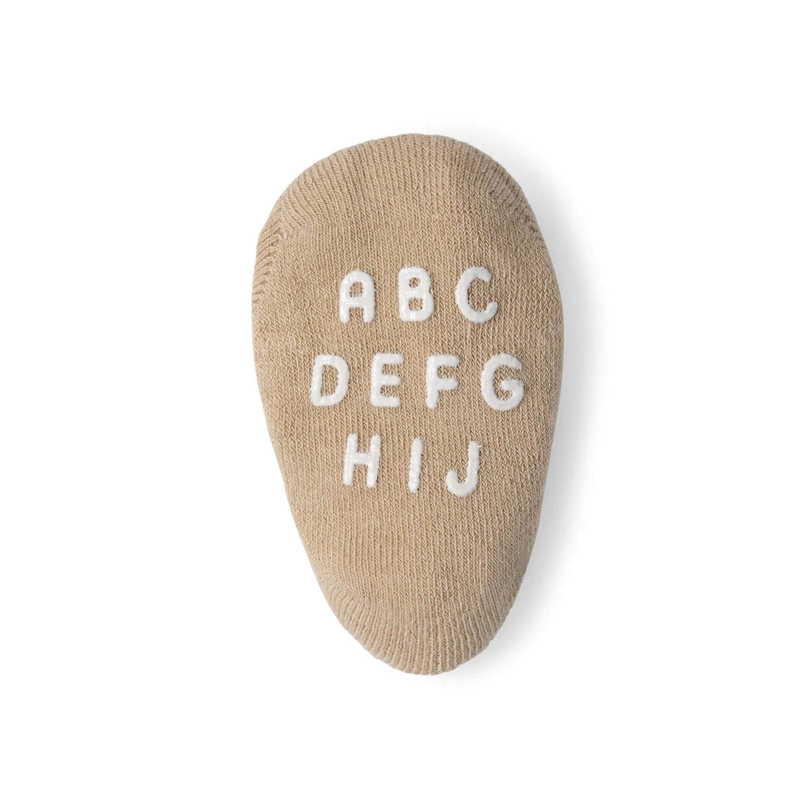 Chalk Mini Alphabet No Show Baby Socks