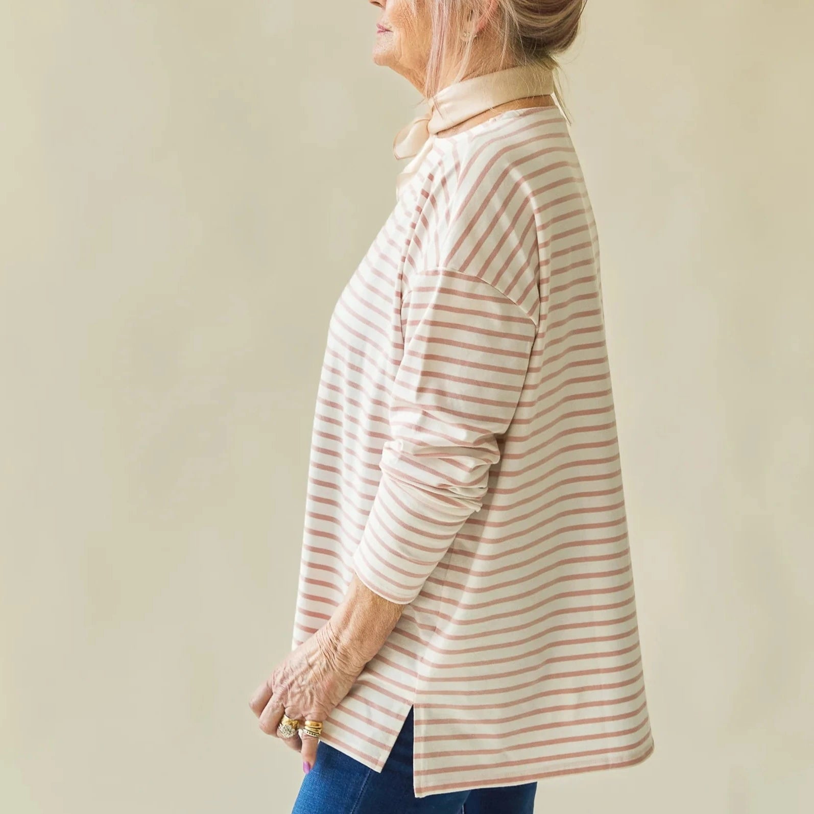 Chalk Bryony Stripe Top