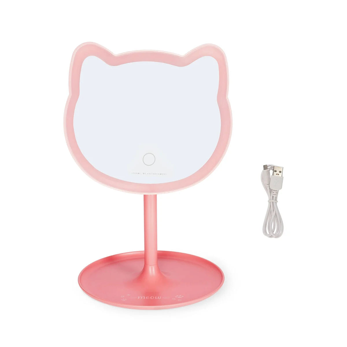 You Look Purrfect! Makeup Mirror with Light