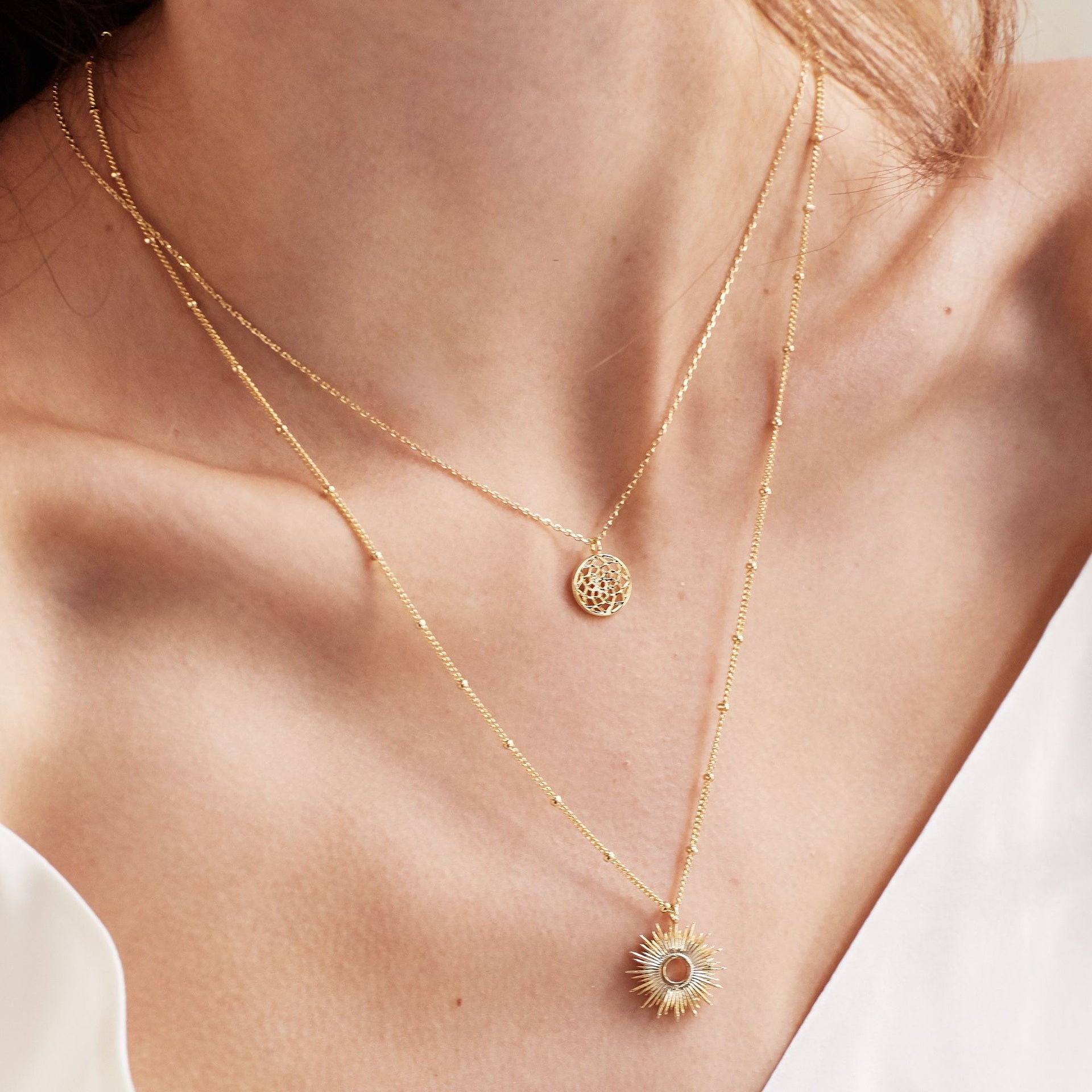 Full Sunburst Necklace