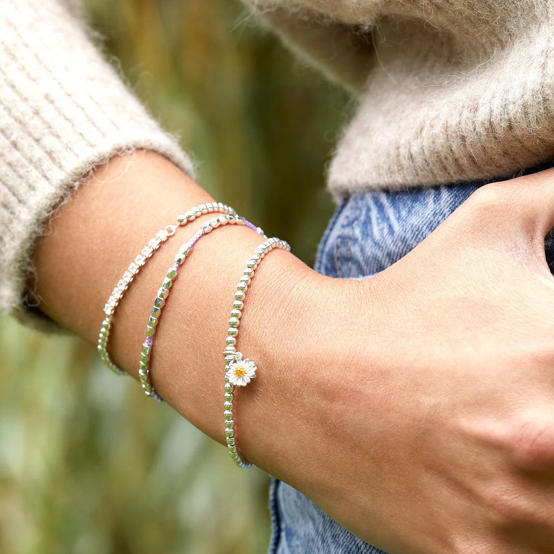 Sienna Wildflower Charm Bracelet