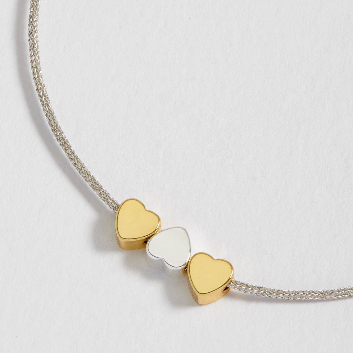 Triple Heart Macrame Friendship 'Love' Bracelet