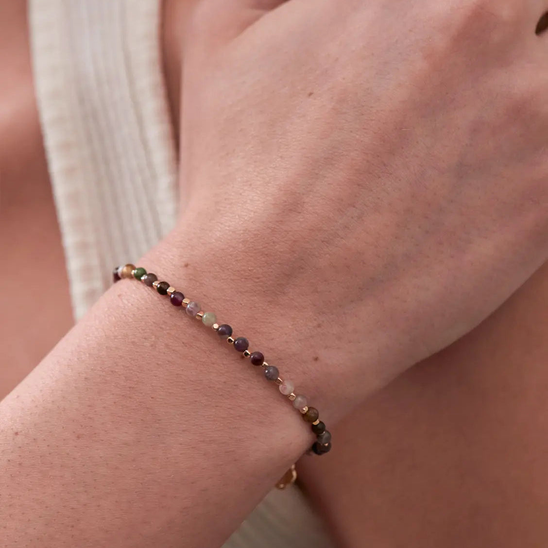 Estella Bartlett Wellness Tourmaline Amelia Bracelet Gold Plated