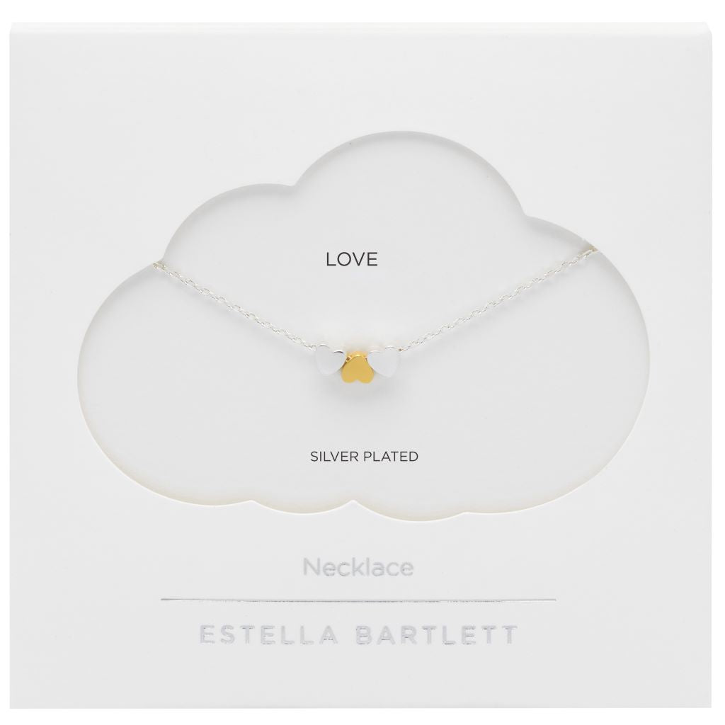 Trio Heart 'Love' Necklace
