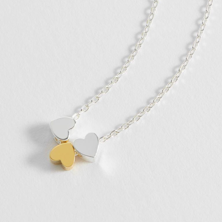 Trio Heart 'Love' Necklace