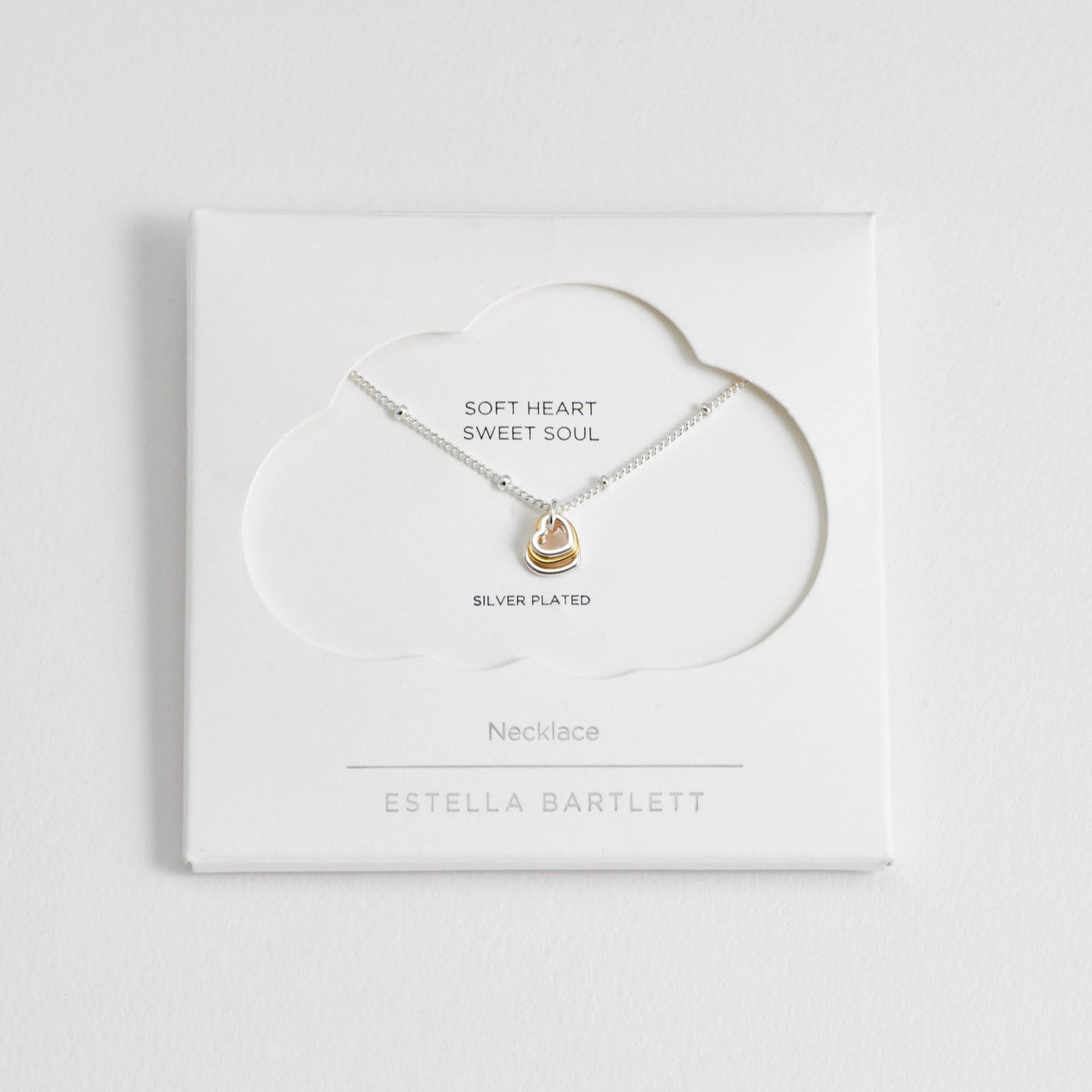 Mixed Triple Heart 'Soft Heart, Sweet Soul' Necklace