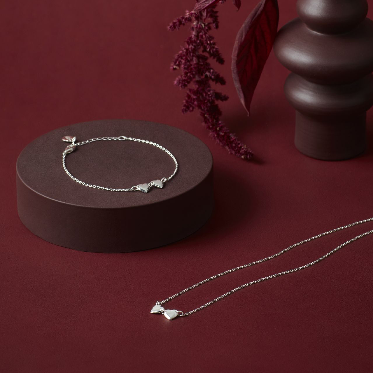 Connected Hearts Necklace