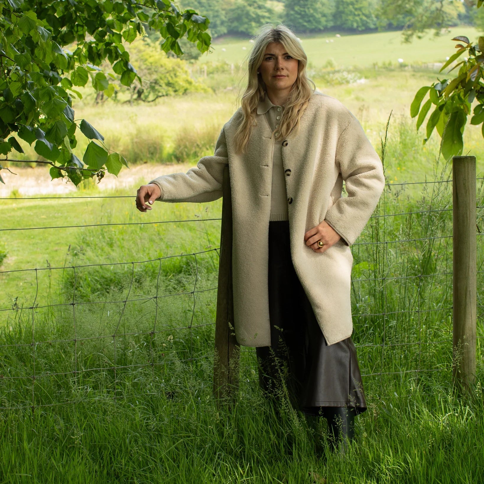 Chalk Maggie Coat