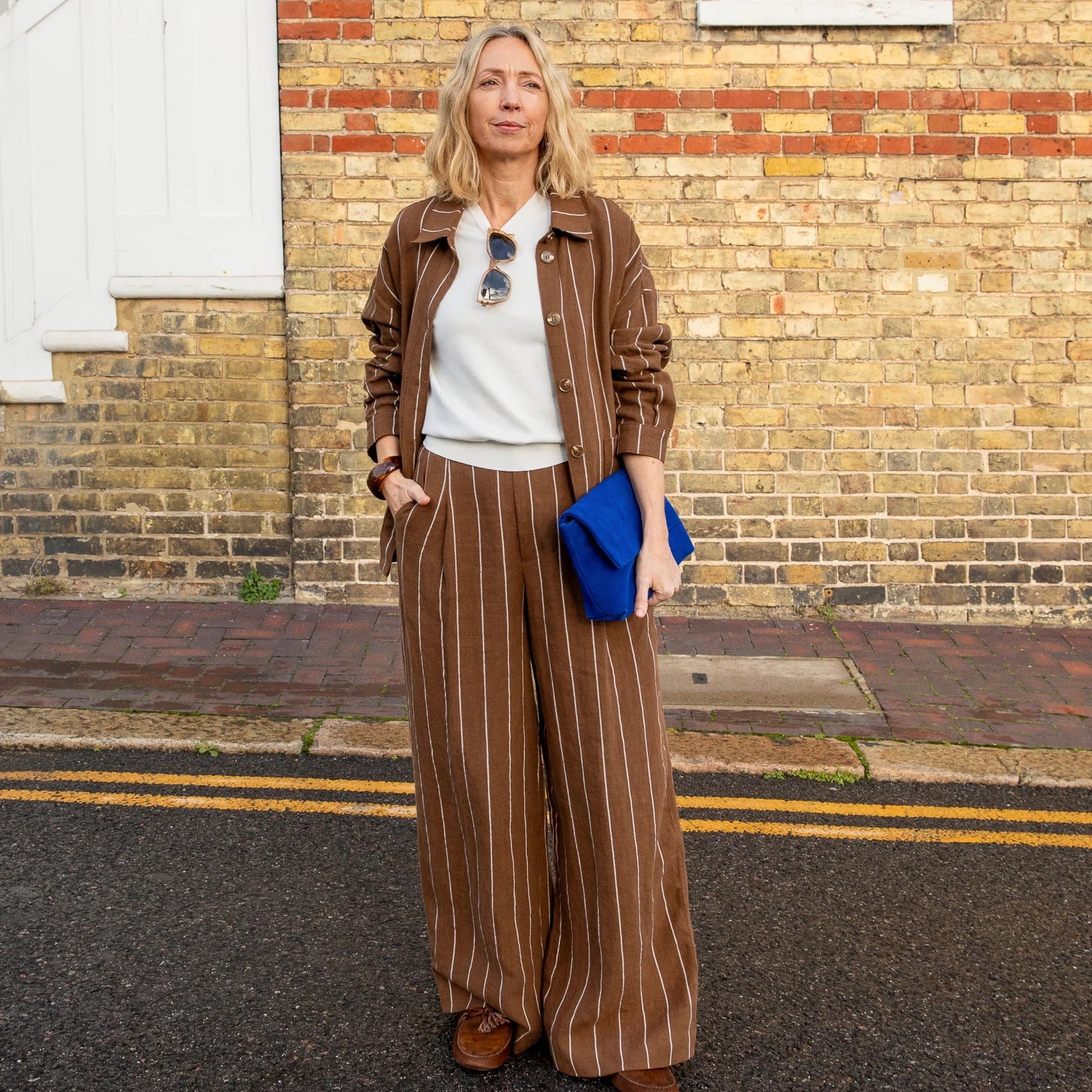 Chalk Kath Stripe Jacket
