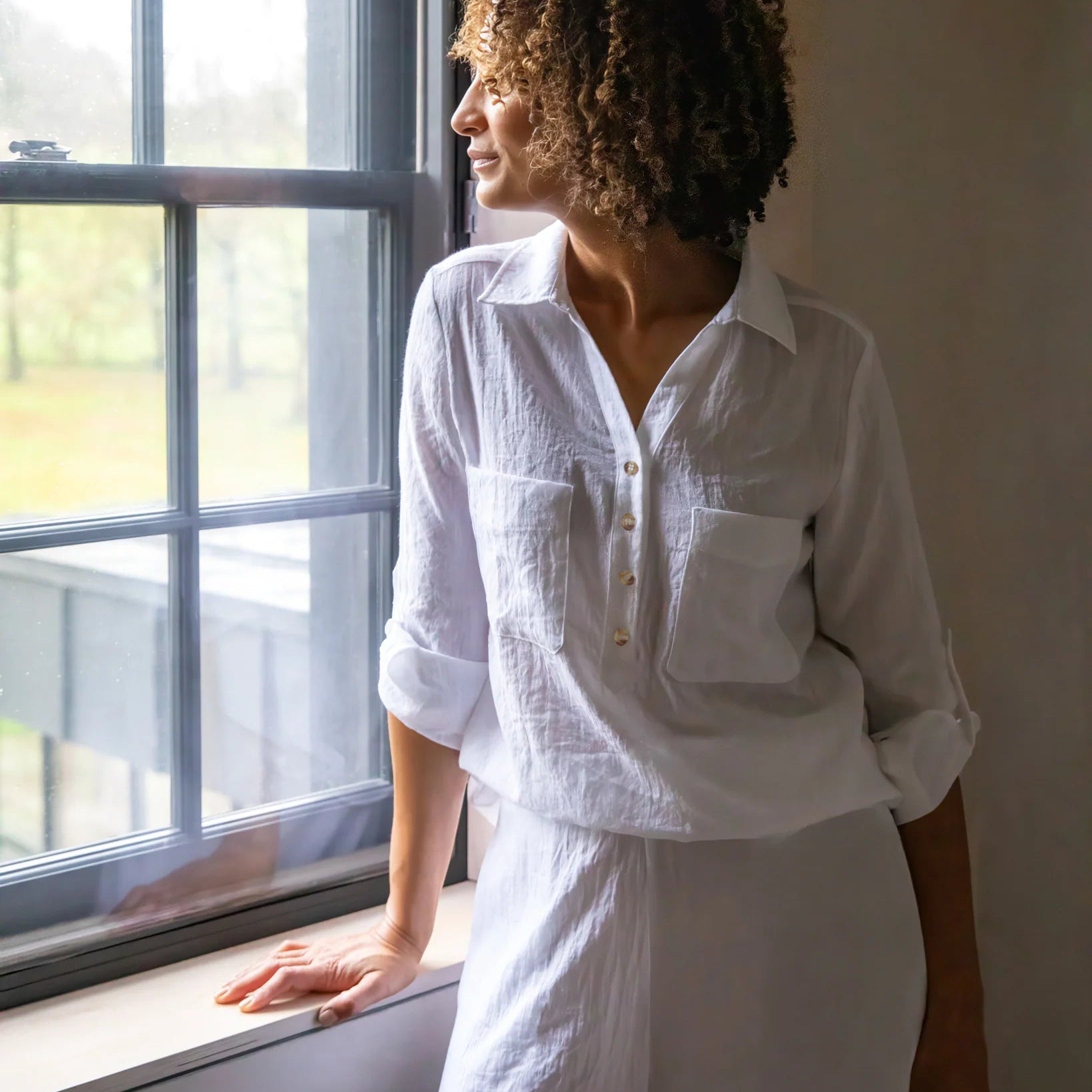 Chalk Zoe Shirt