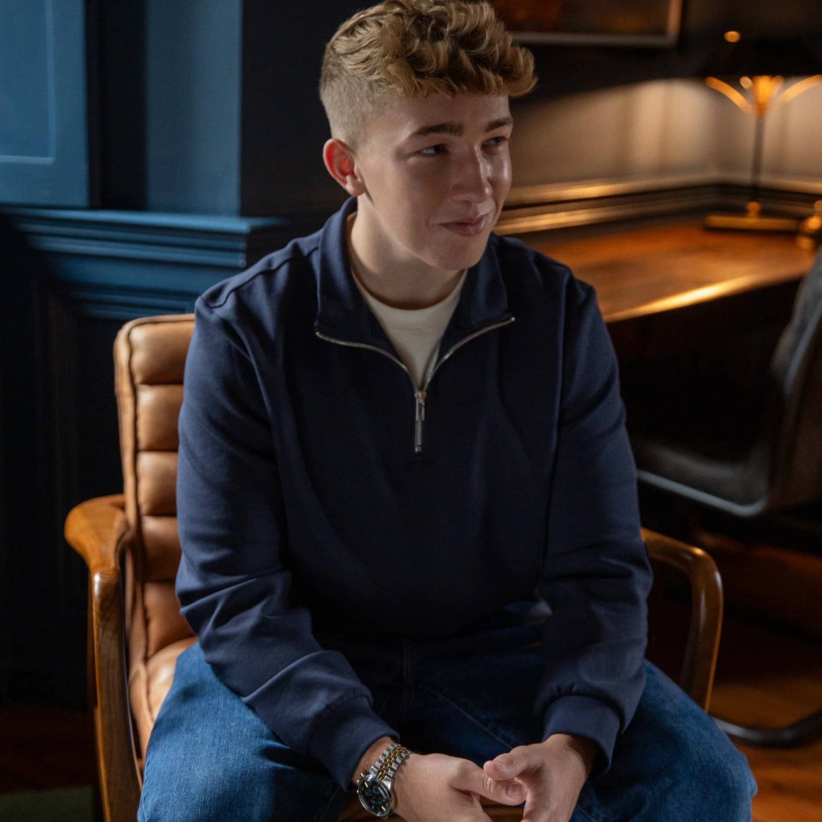 Chalk Man Connor Quarter Zip