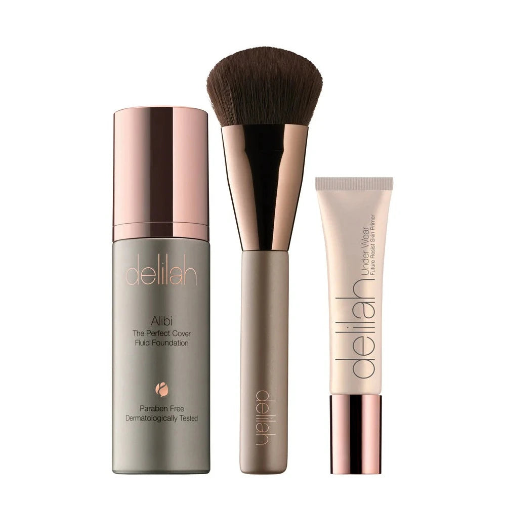 Delilah Cosmetics - Full & Flawless 3 Piece Complexion Collection