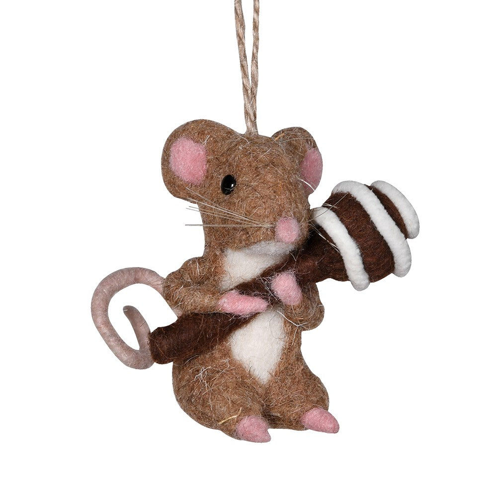 Hanging Candy Mouse Bauble