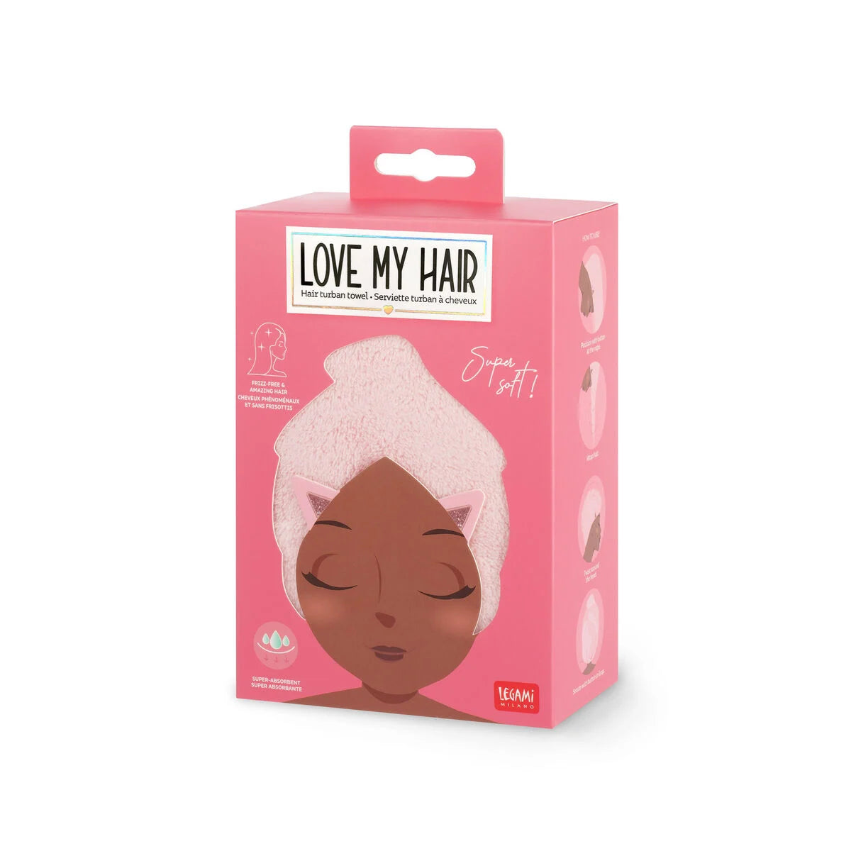 Love My Hair Turban Hair Towel