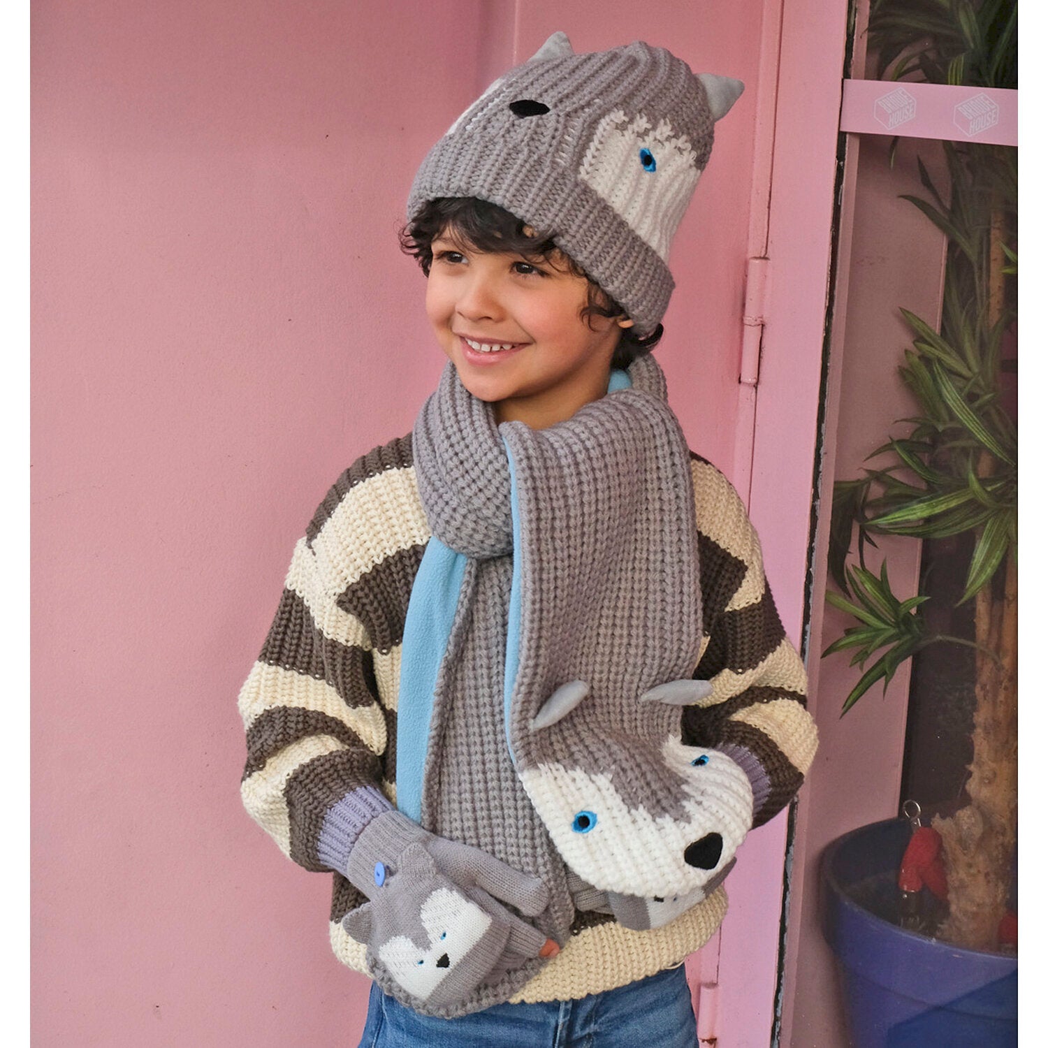Rockahula Husky Dog Knitted Hat