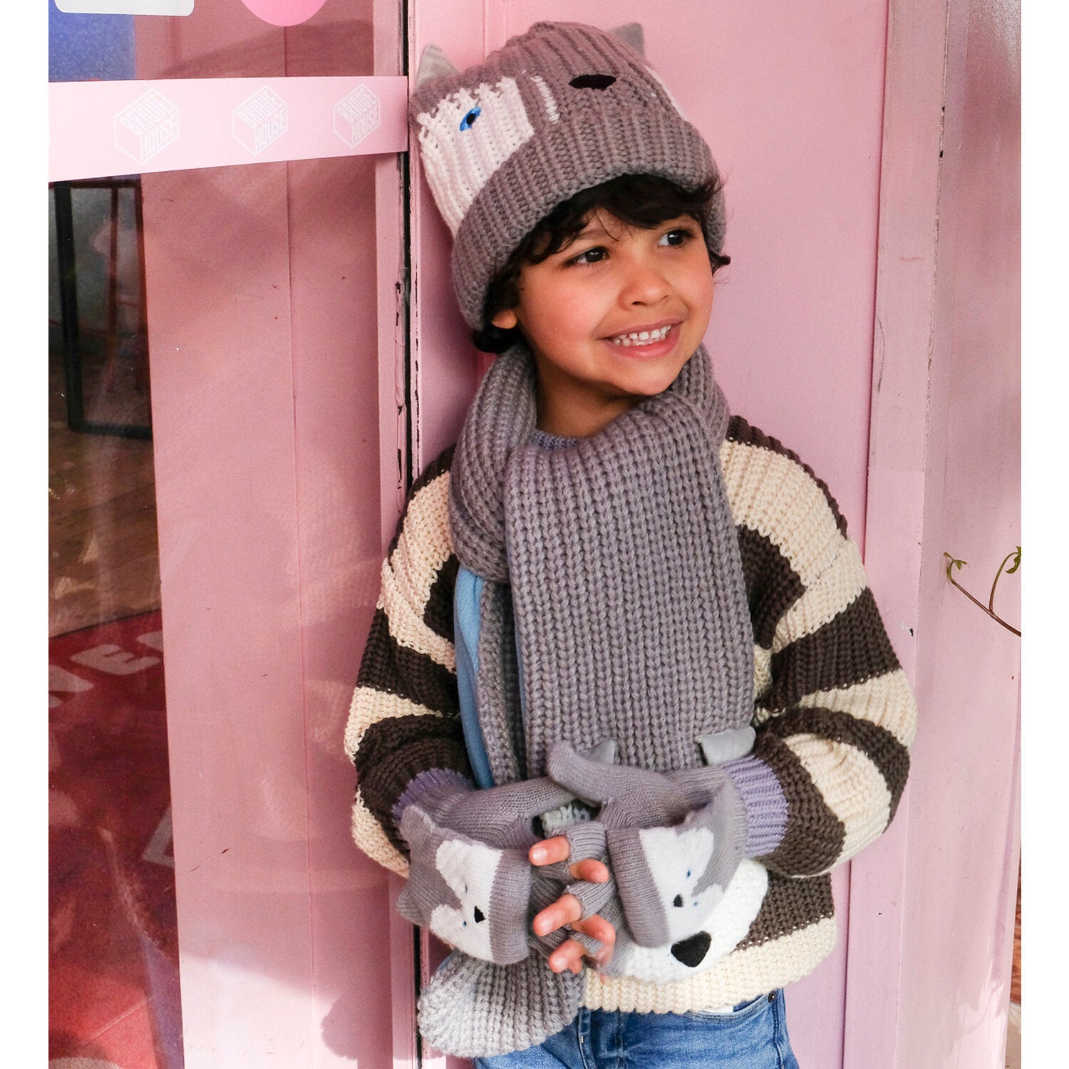 Rockahula Husky Dog Knitted Hat