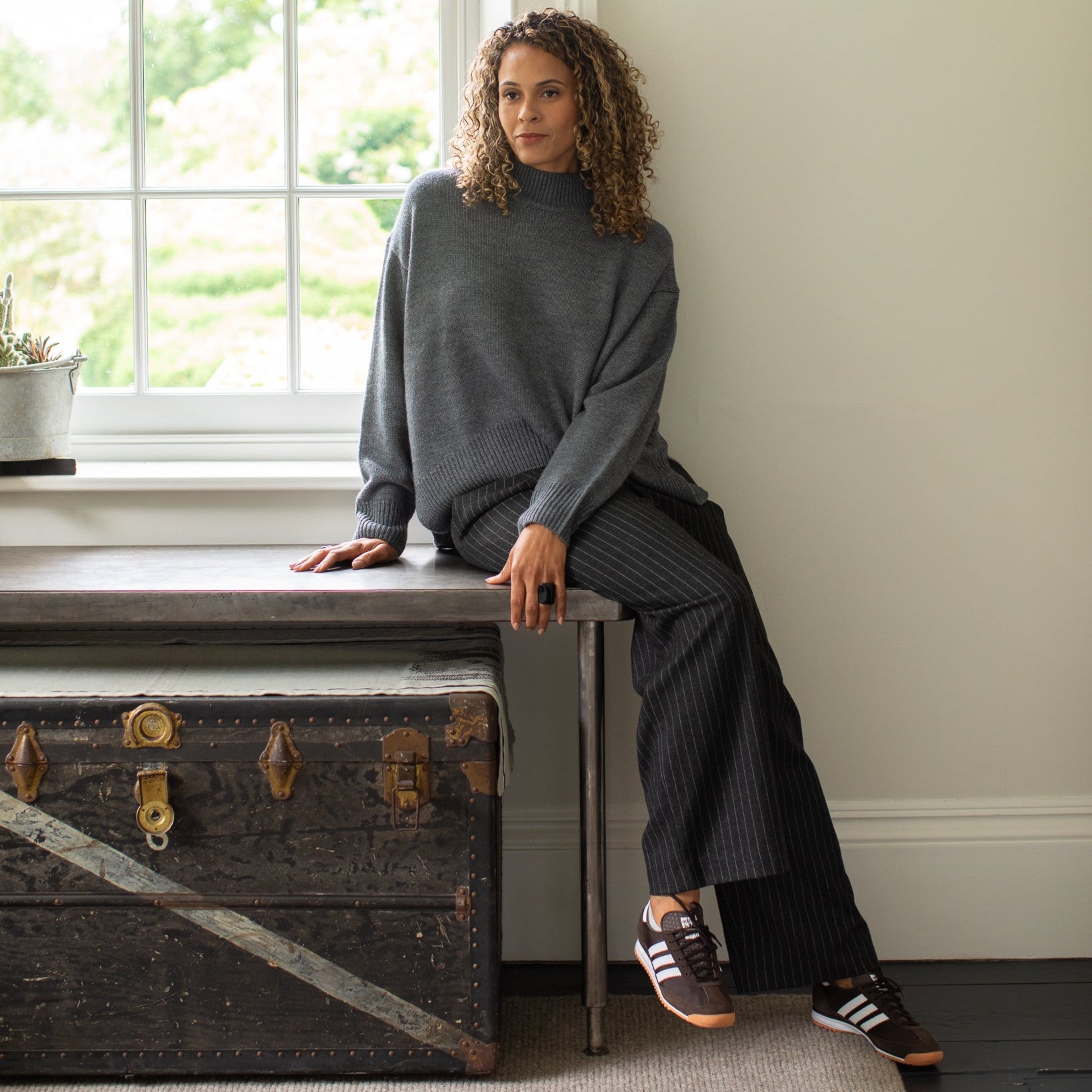 Chalk Judith Trouser