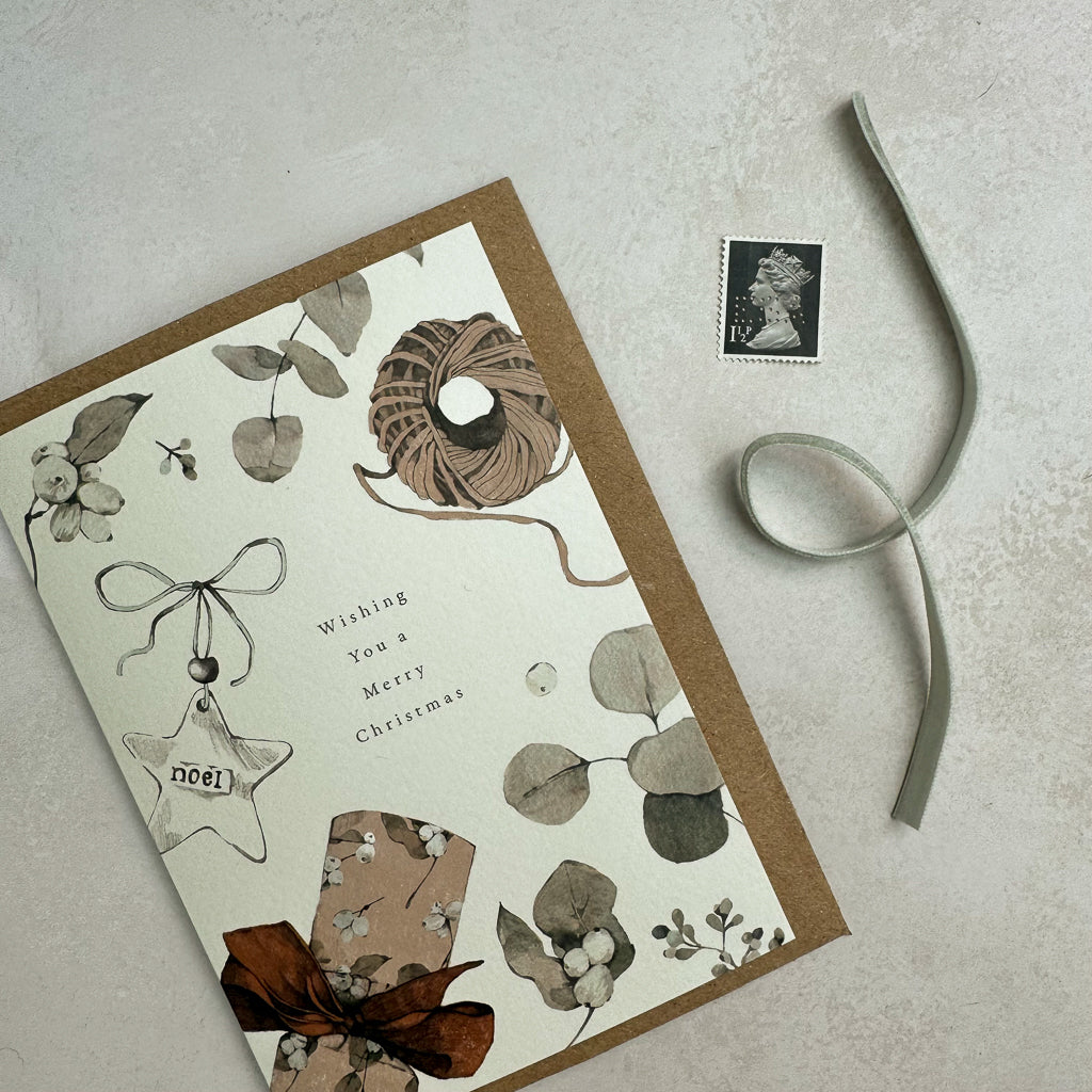 'Wishing You A Merry Christmas' Card