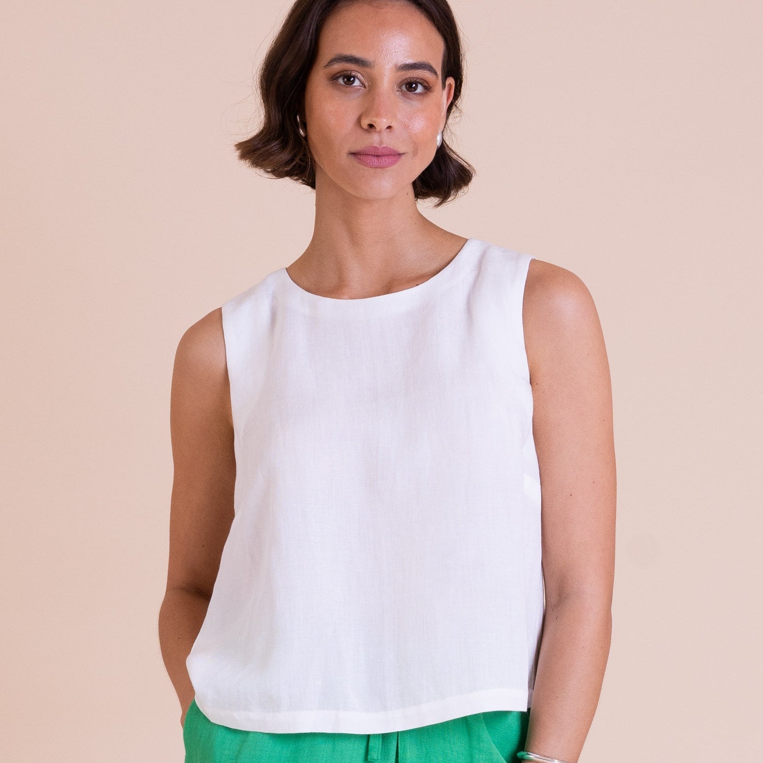 Button Back Shell Top